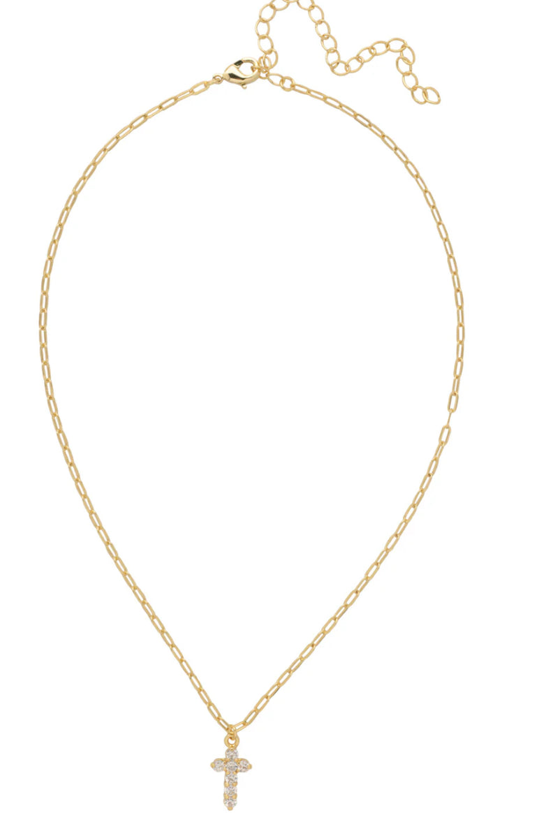 Sorrelli Crystal Cross Necklace*