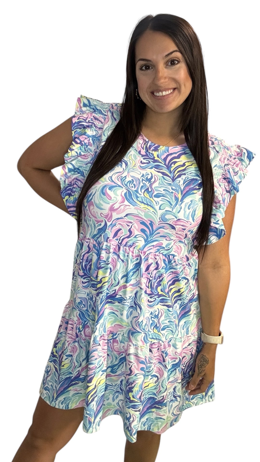 Loreli Water Color Dress