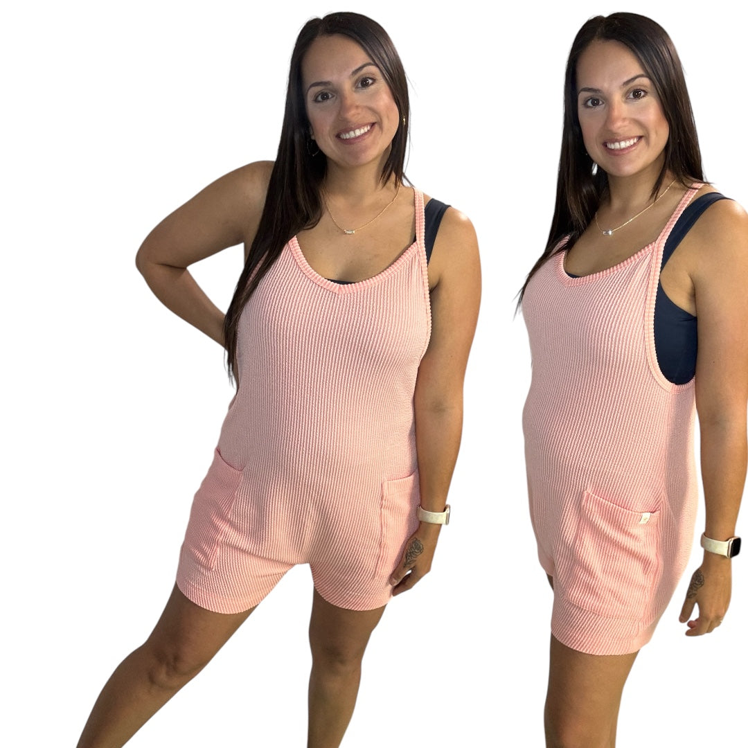 Destiny Corded Pocket Romper