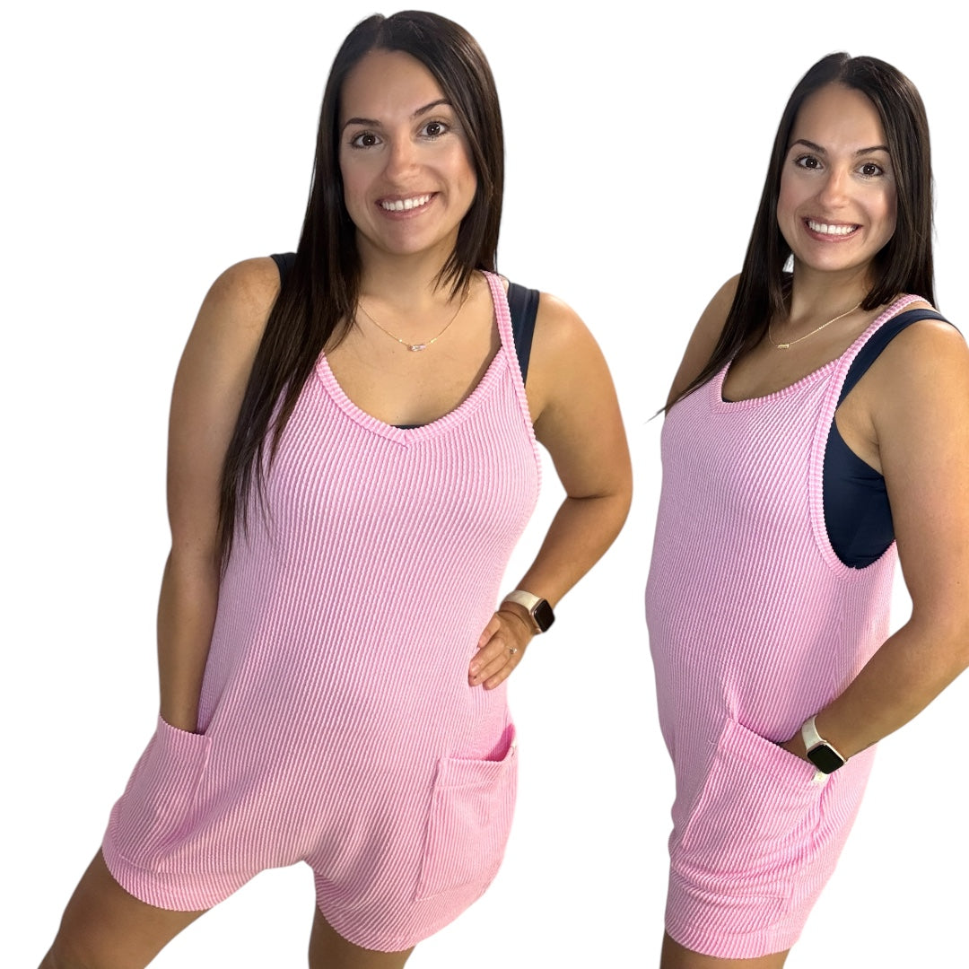 Destiny Corded Pocket Romper