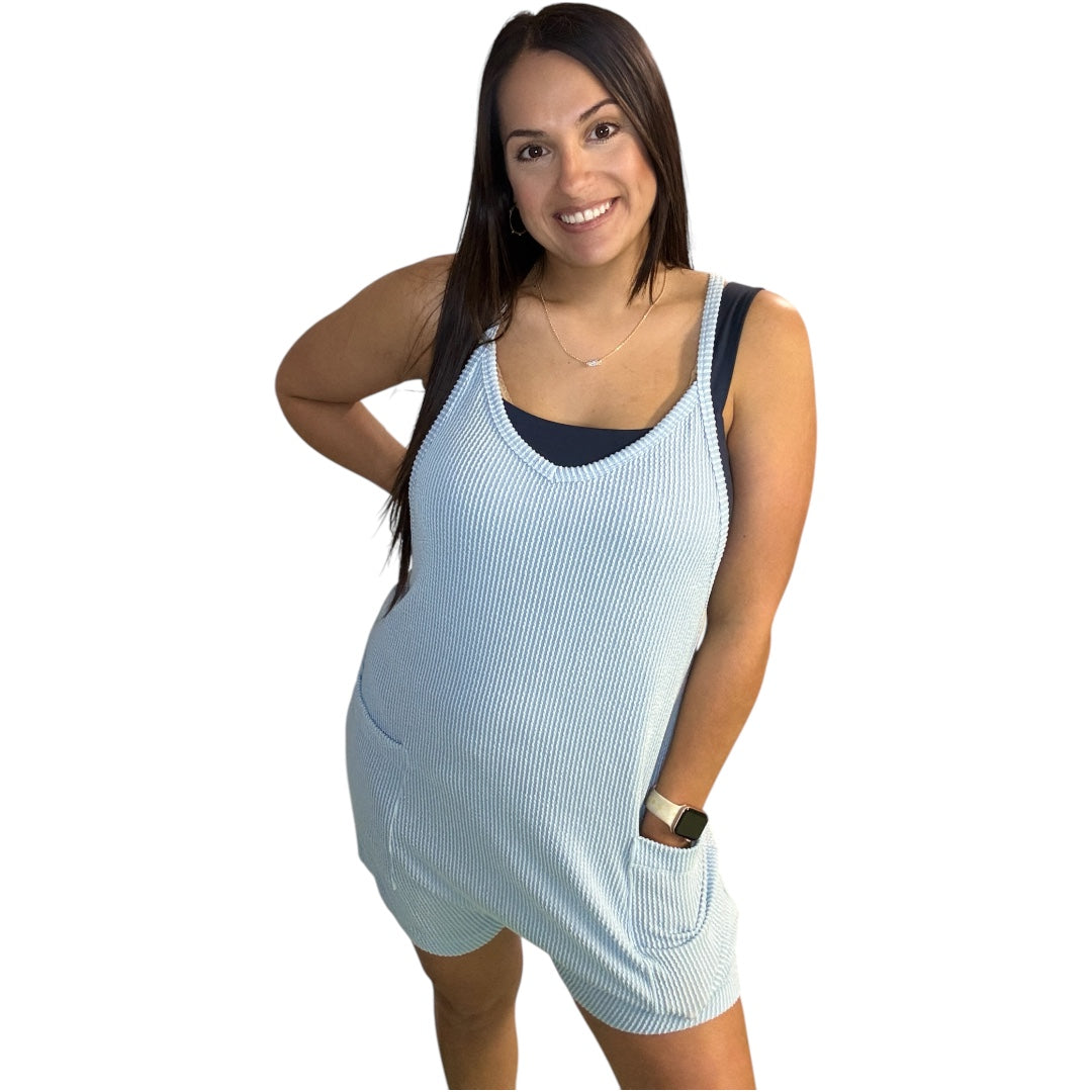 Destiny Corded Pocket Romper