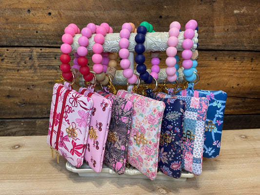 Triple Zip Wristlet Wallet