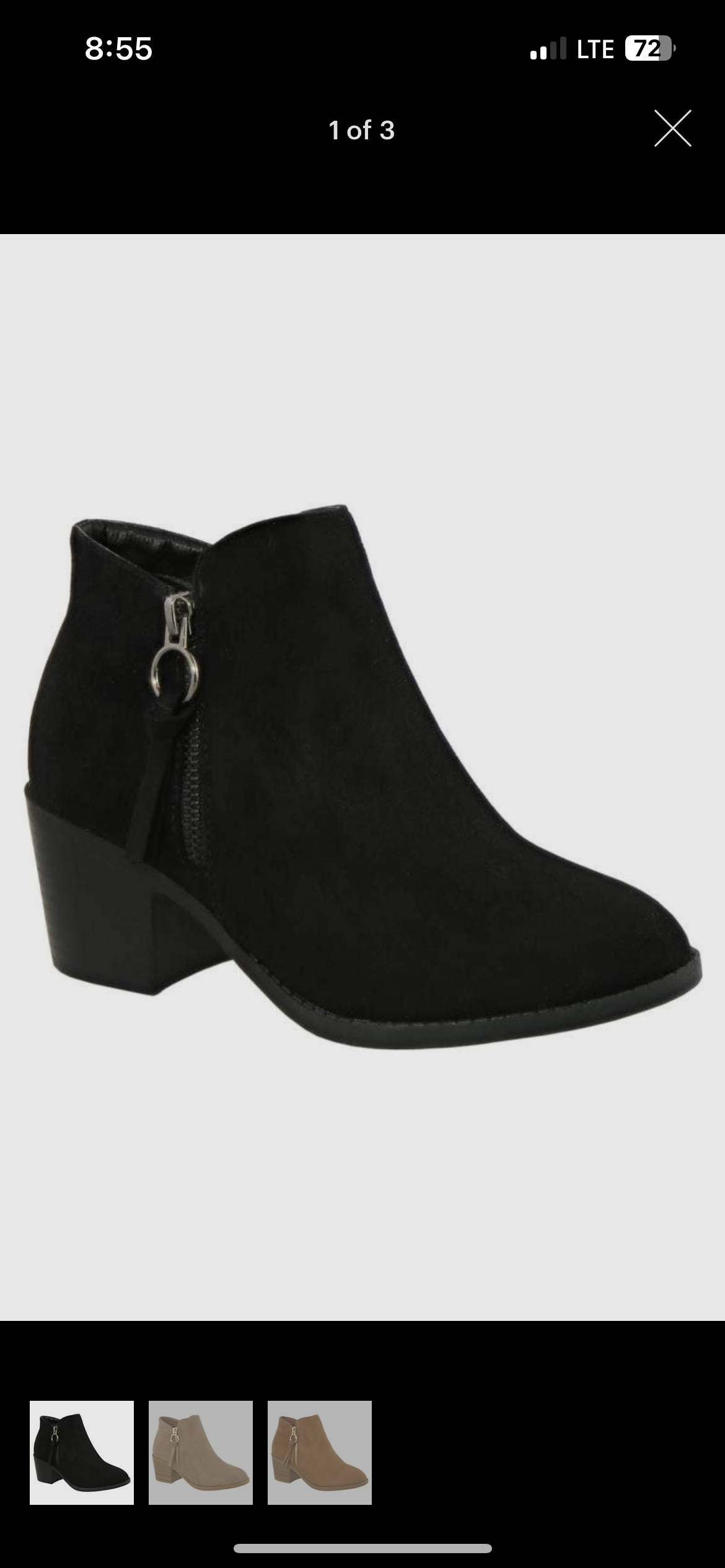 Zandra Black Bootie