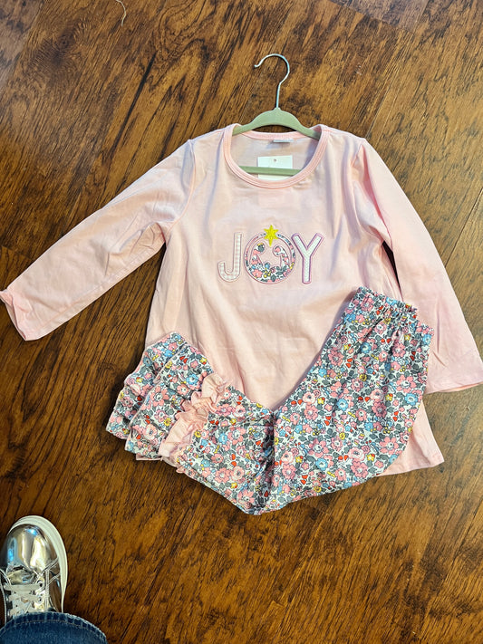Pink Nativity Joy Girl Set