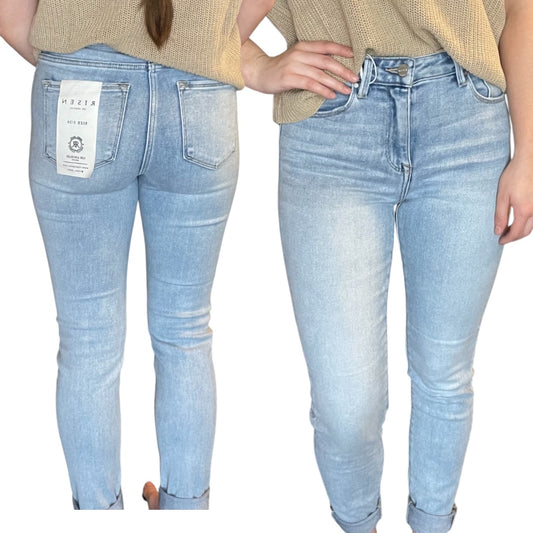 Willow High Rise Skinny Risen Jeans