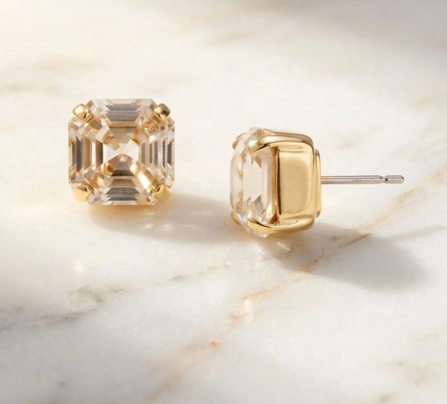 Sorrelli Izzy Stud Earrings in Crystal