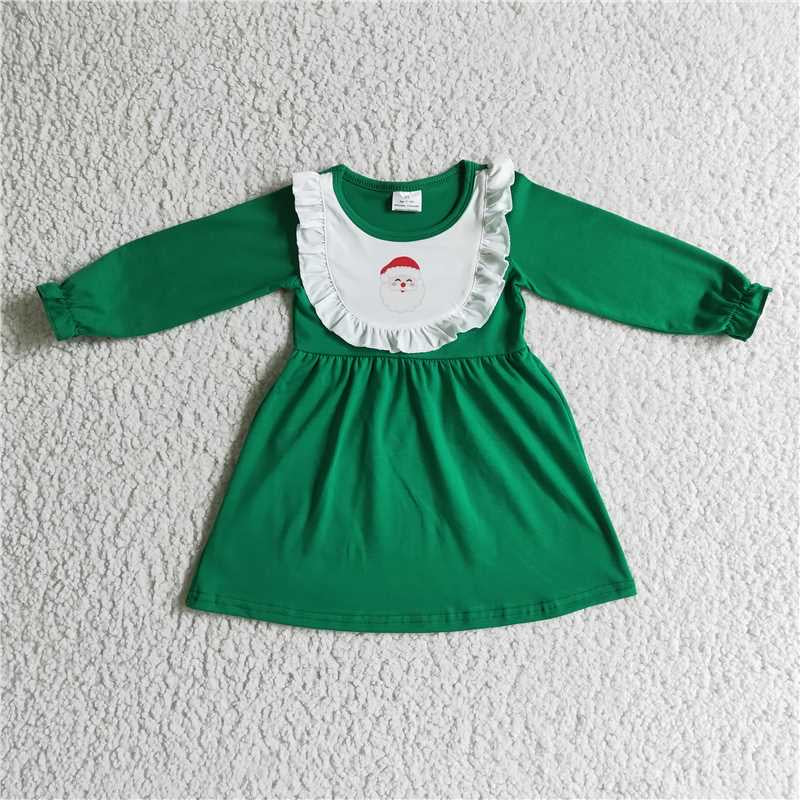 Christmas Green Santa Dress