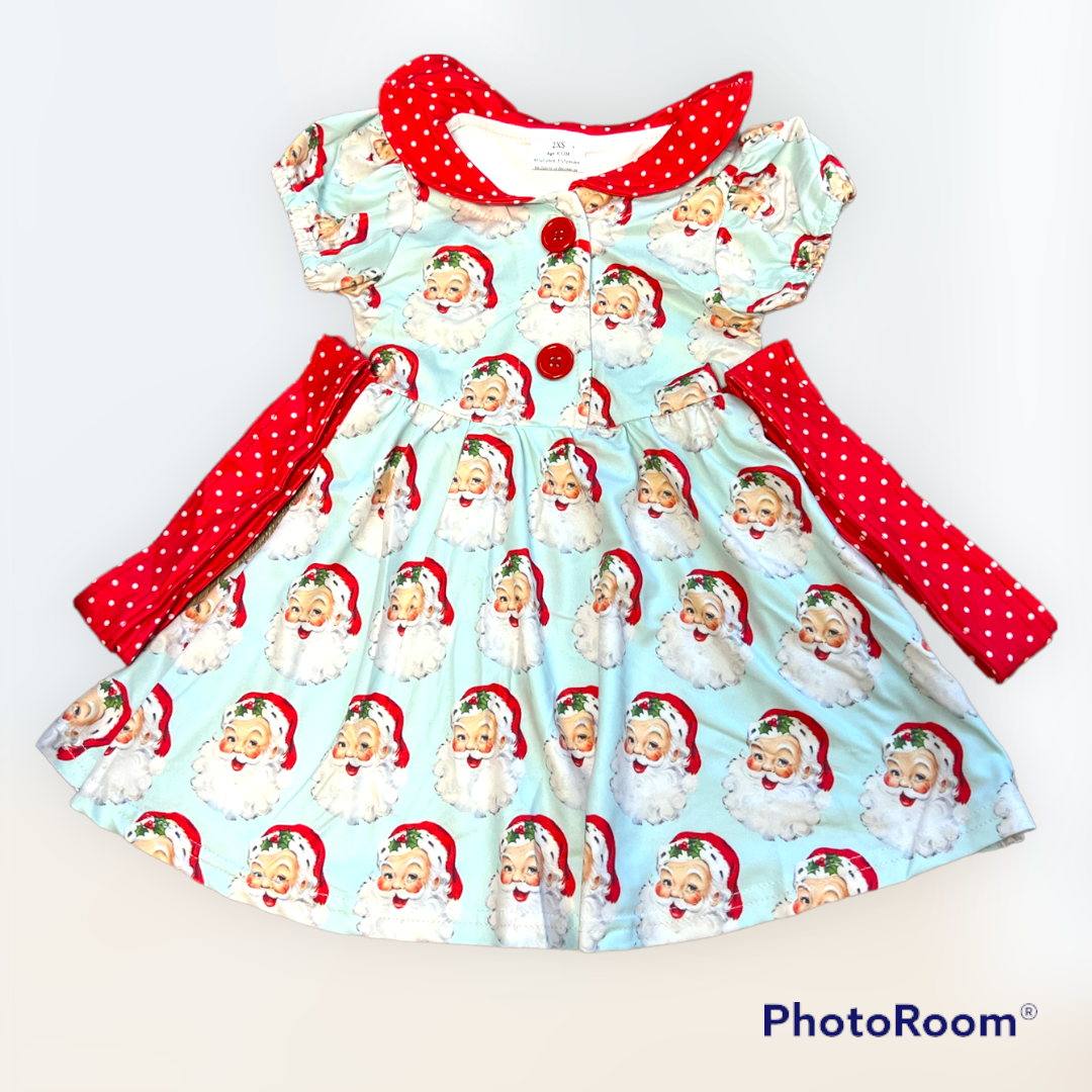 Santa Clause Christmas Dress
