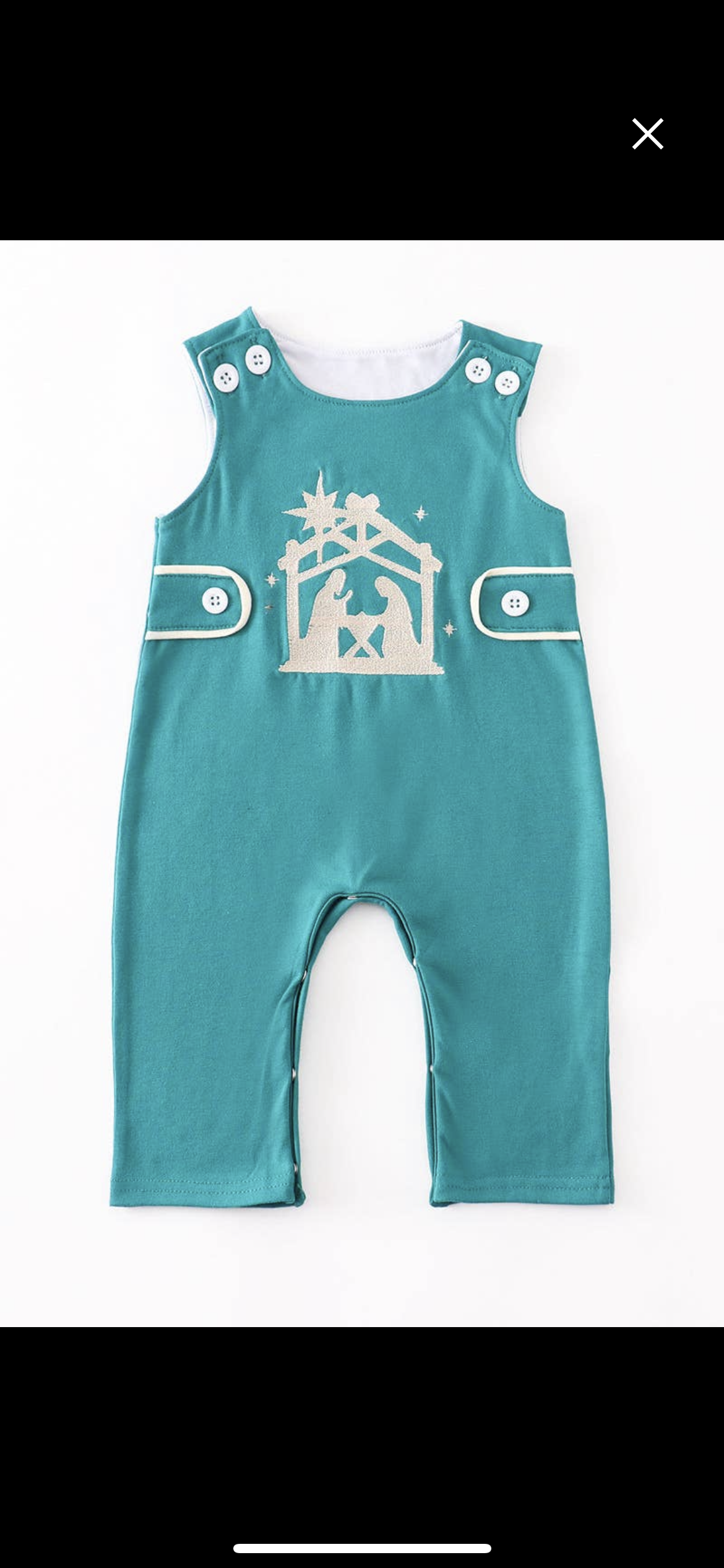 Green Nativity Embroidery Jonjon